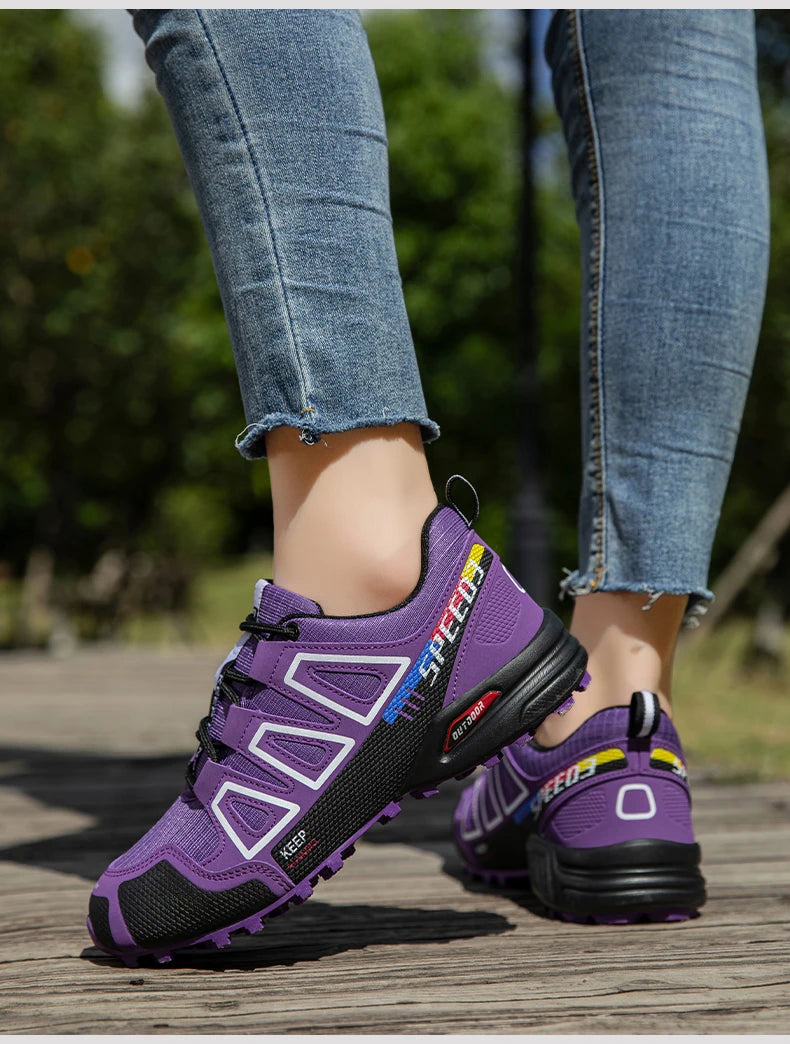 Women's Waterproof Hiking Shoes — All-Terrain Trail Sneakers