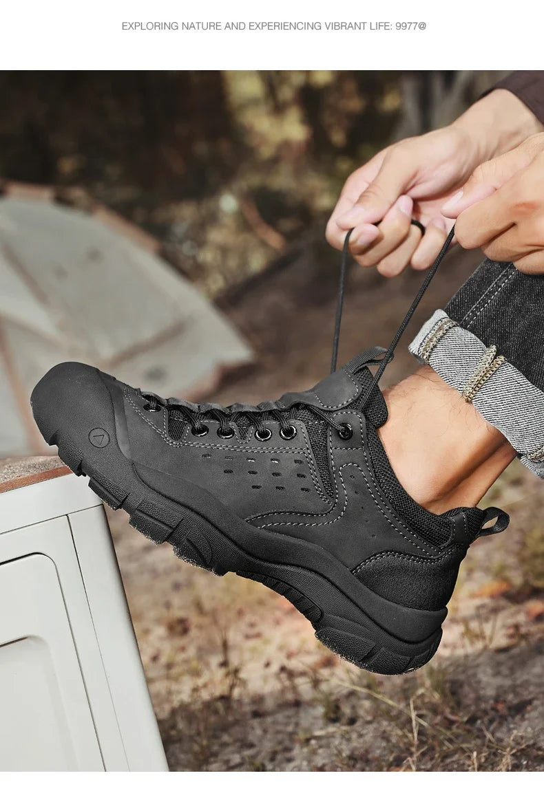 Men's Wear-Resistant Hiking Boots — Waterproof Trail Boots