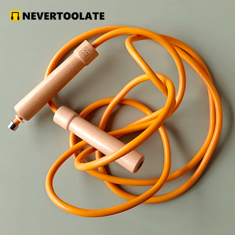 Heavy Weighted Jump Rope (3.2m, Wood Handle)