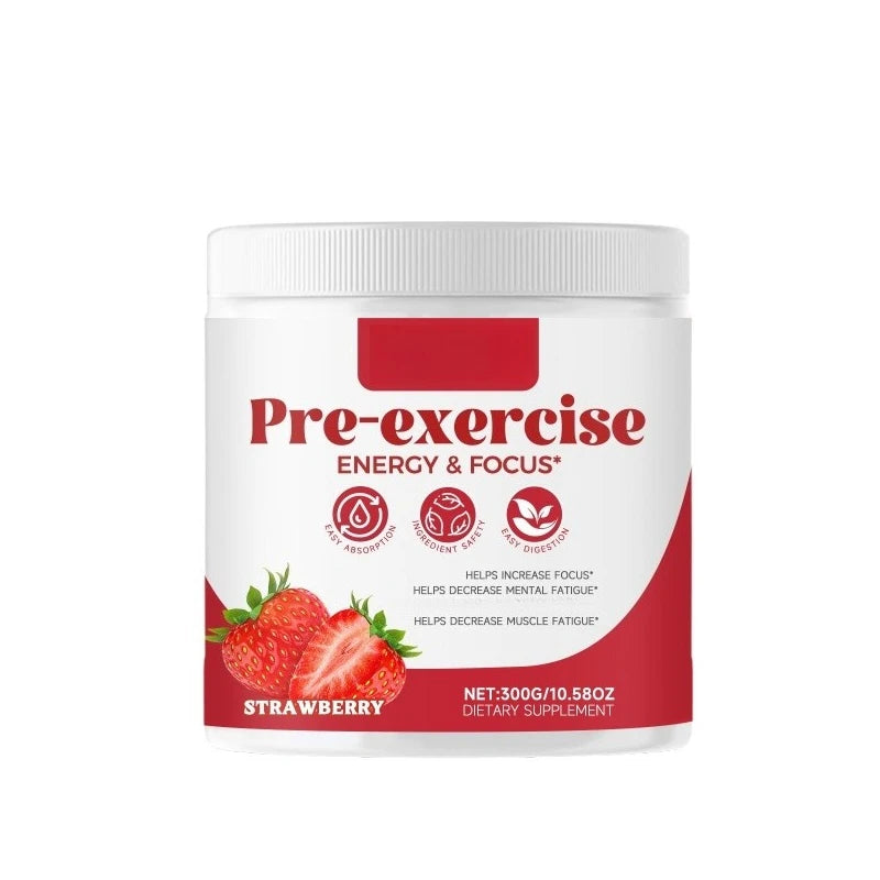 Strawberry Pre-Workout Powder