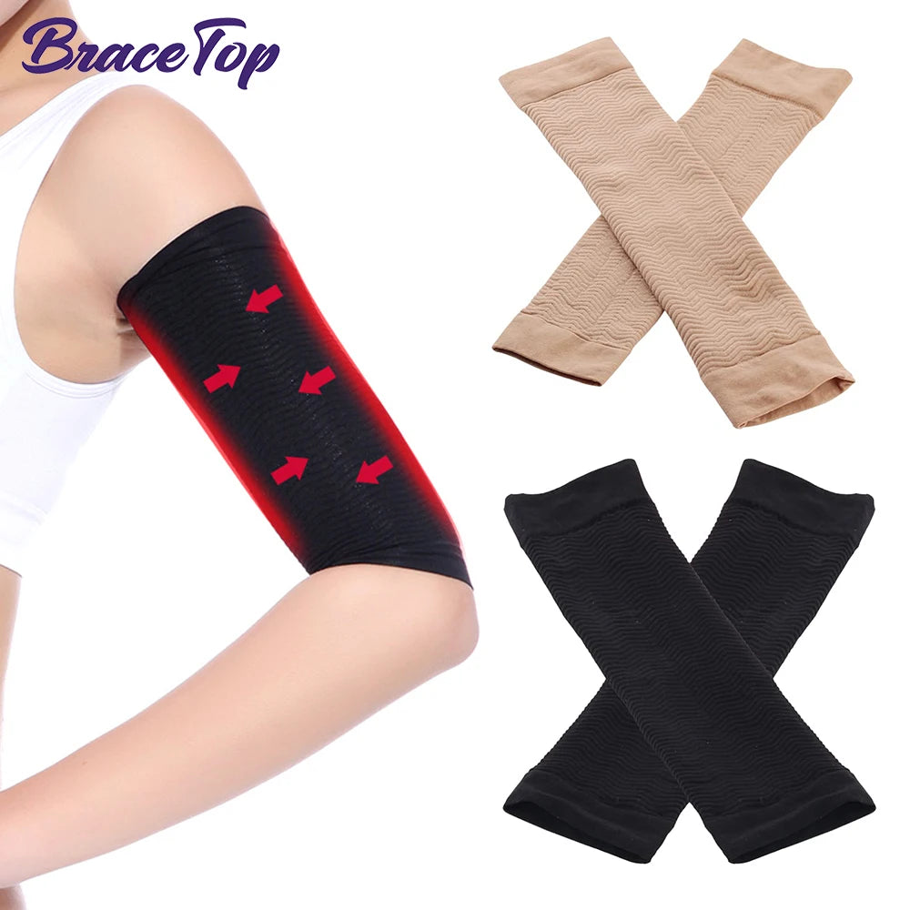 Women's Upper Arm Compression Sleeves