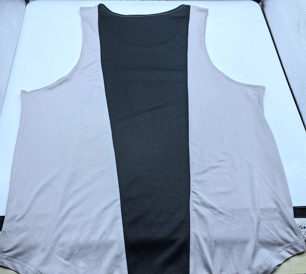 Men's Mesh Splice Tank Top