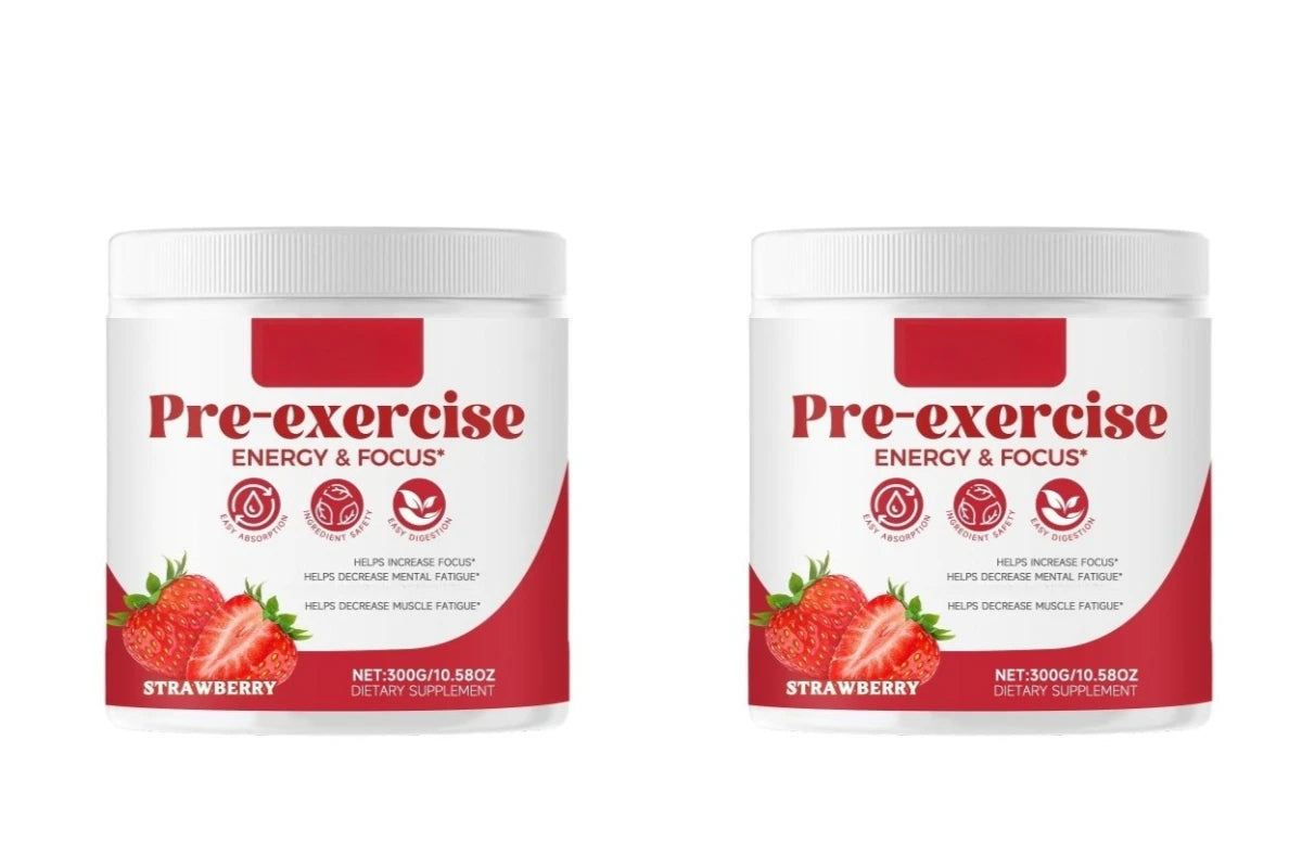Strawberry Pre-Workout Powder