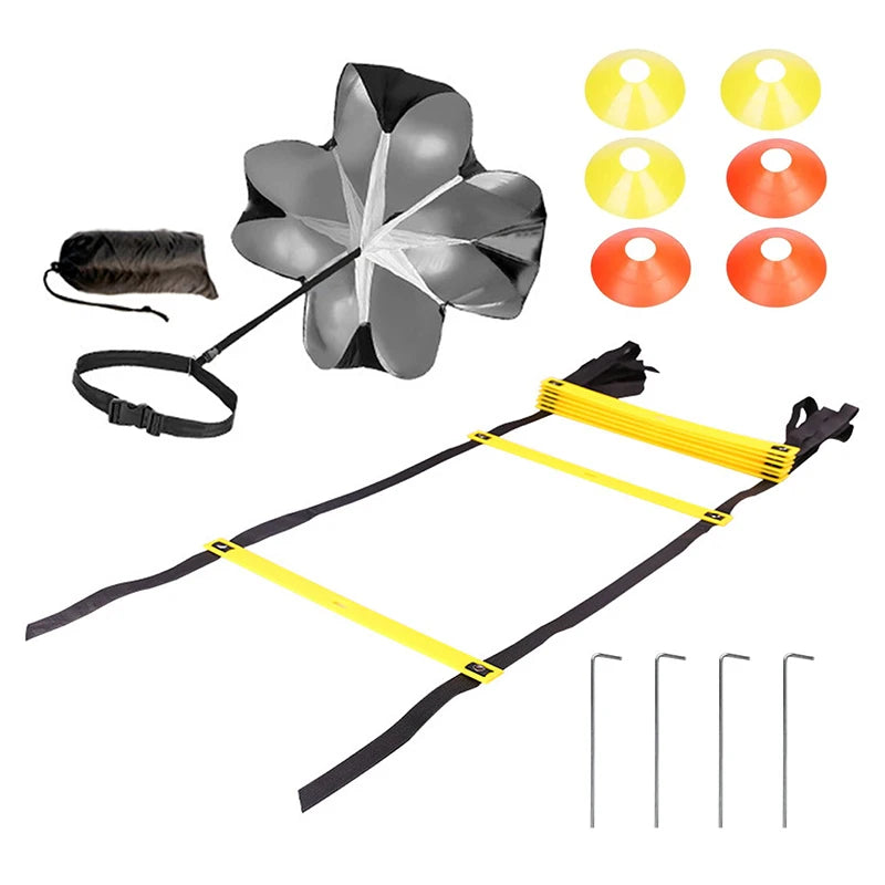 Agility Training Set (Cones, Ladder &amp; Chute)