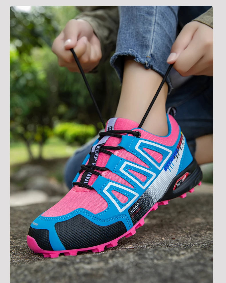 Women's Waterproof Hiking Shoes — All-Terrain Trail Sneakers