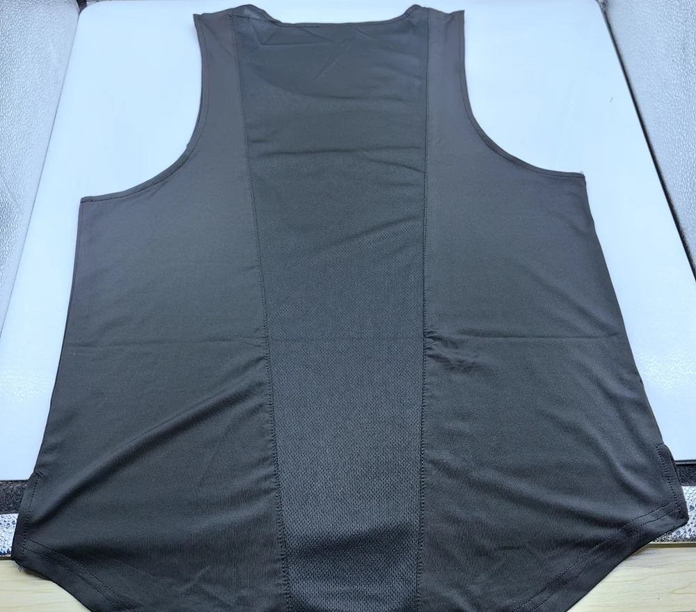 Men's Mesh Splice Tank Top