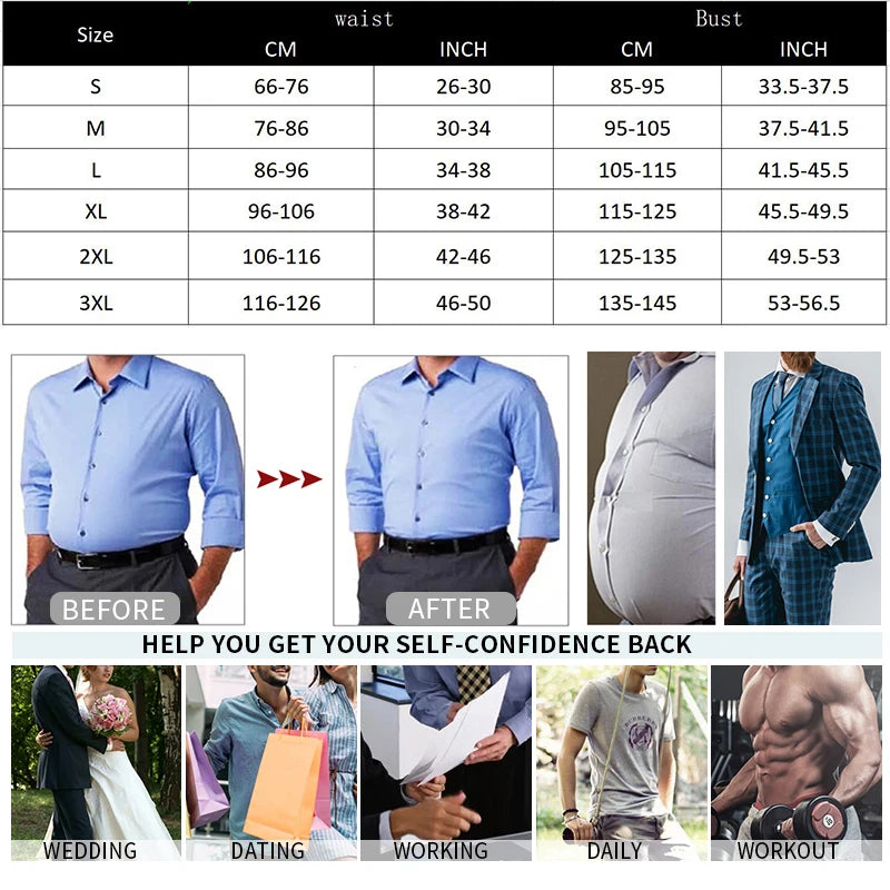 Men's Compression Body Shaper Tank