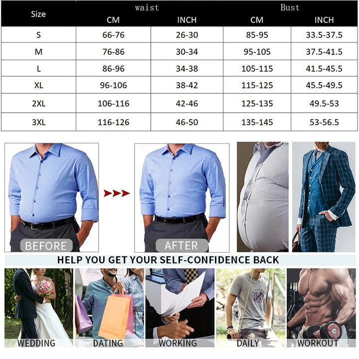 Men's Compression Body Shaper Tank