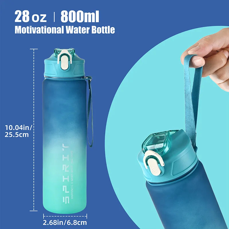 Time-Tracking Sports Water Bottle