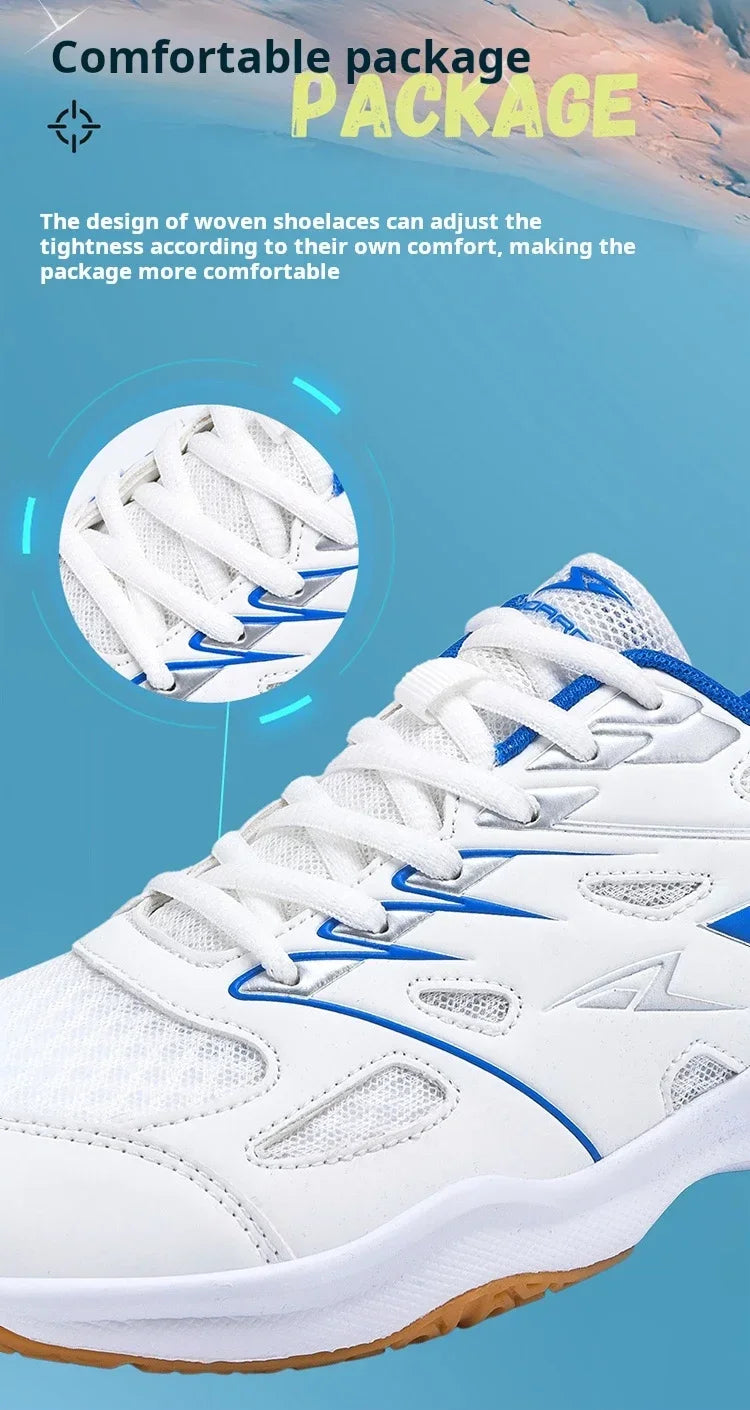 Unisex Pro Volleyball Shoes — Breathable Mesh Court Sneakers