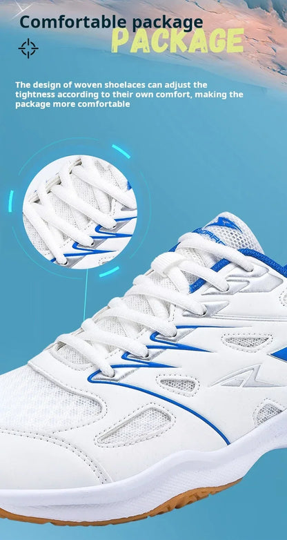 Unisex Pro Volleyball Shoes — Breathable Mesh Court Sneakers