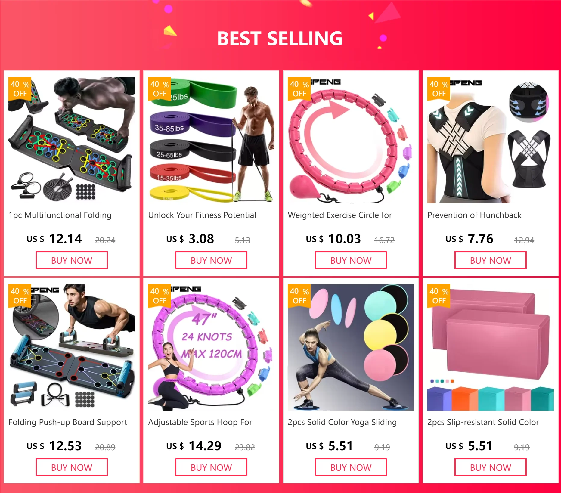 5-Level Resistance Loop Band Set