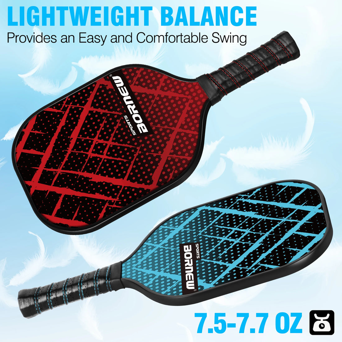 Fiberglass Pickleball Paddle Set (4 Paddles)