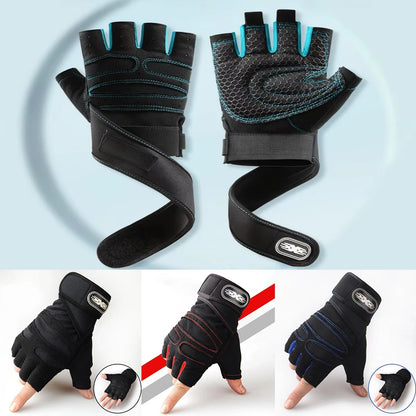 Wristband Weightlifting Gloves