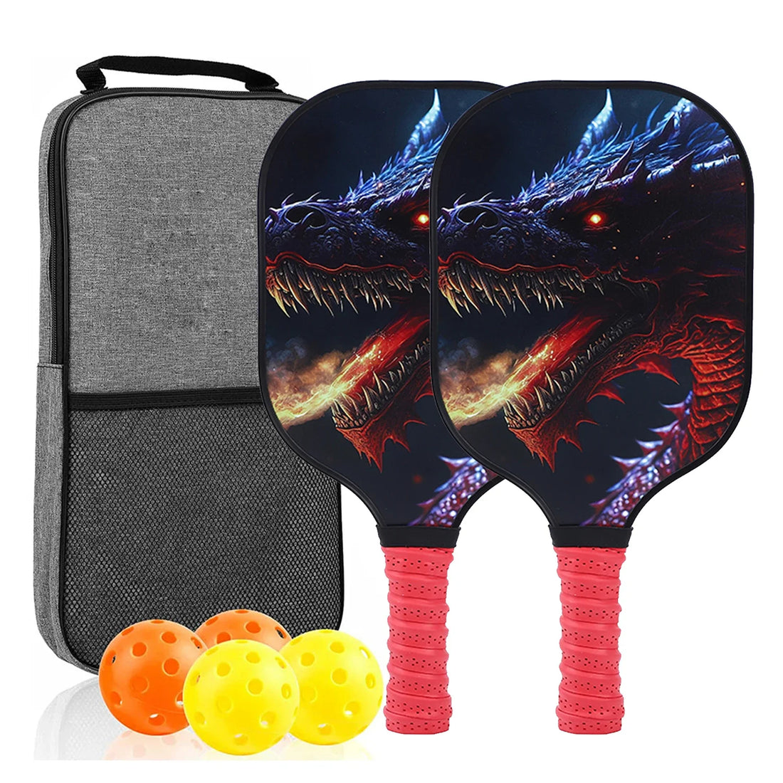 USAPA-Approved Fiberglass Pickleball Paddle Set