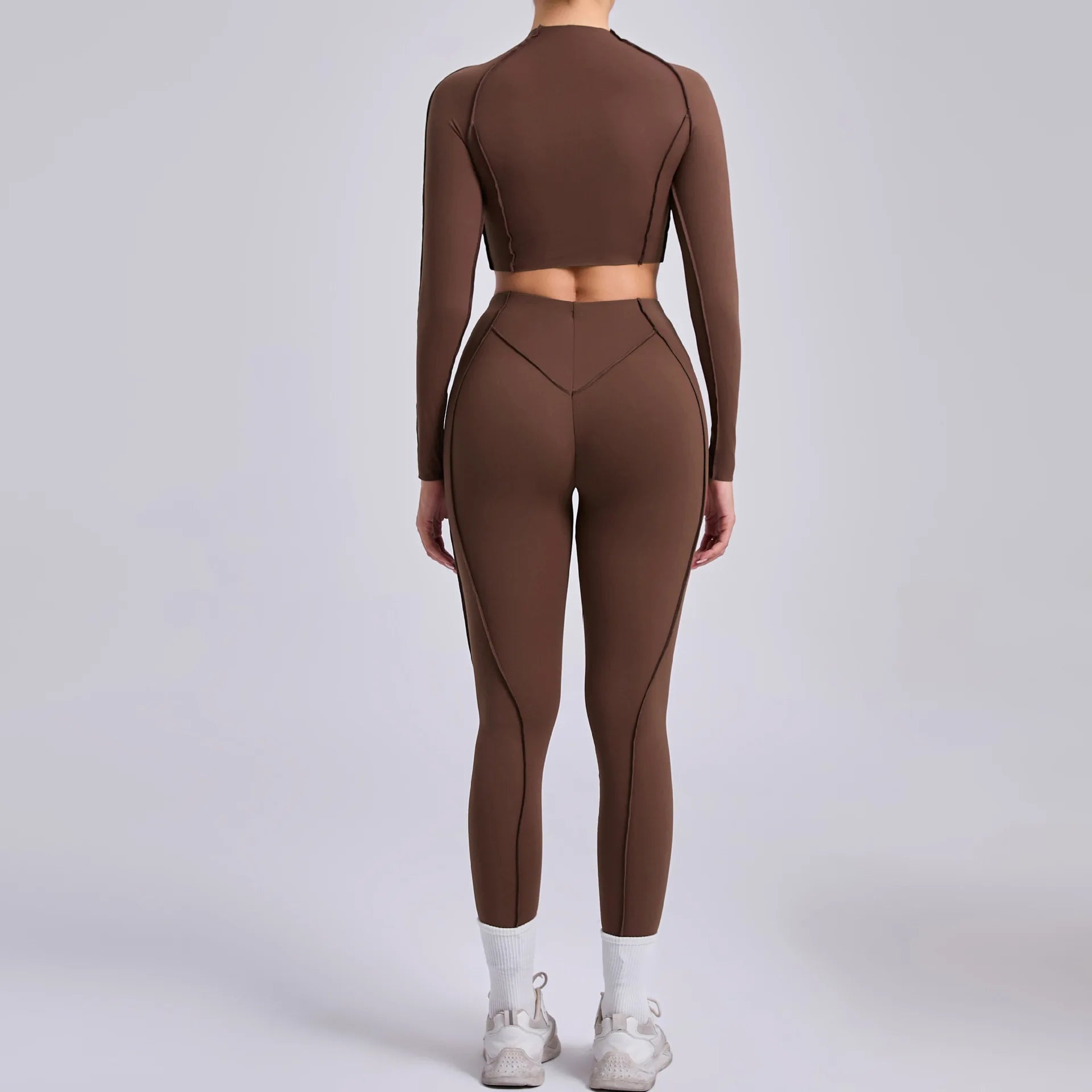 Long-Sleeve Push-Up Yoga Tracksuit
