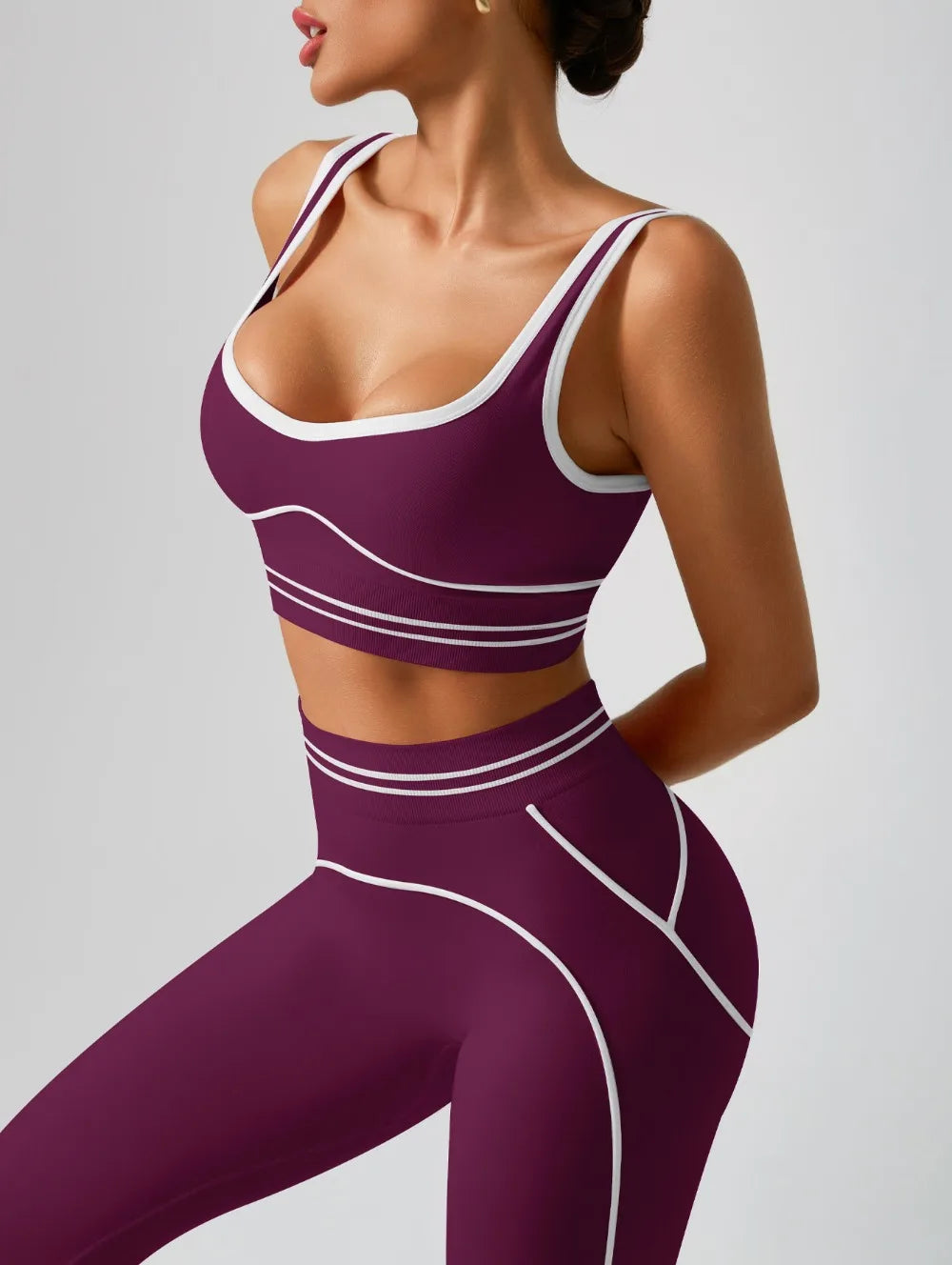 Seamless Performance Set — Sports Bra & High-Waist Leggings