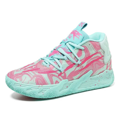 Cushioned High-Top Basketball Shoes