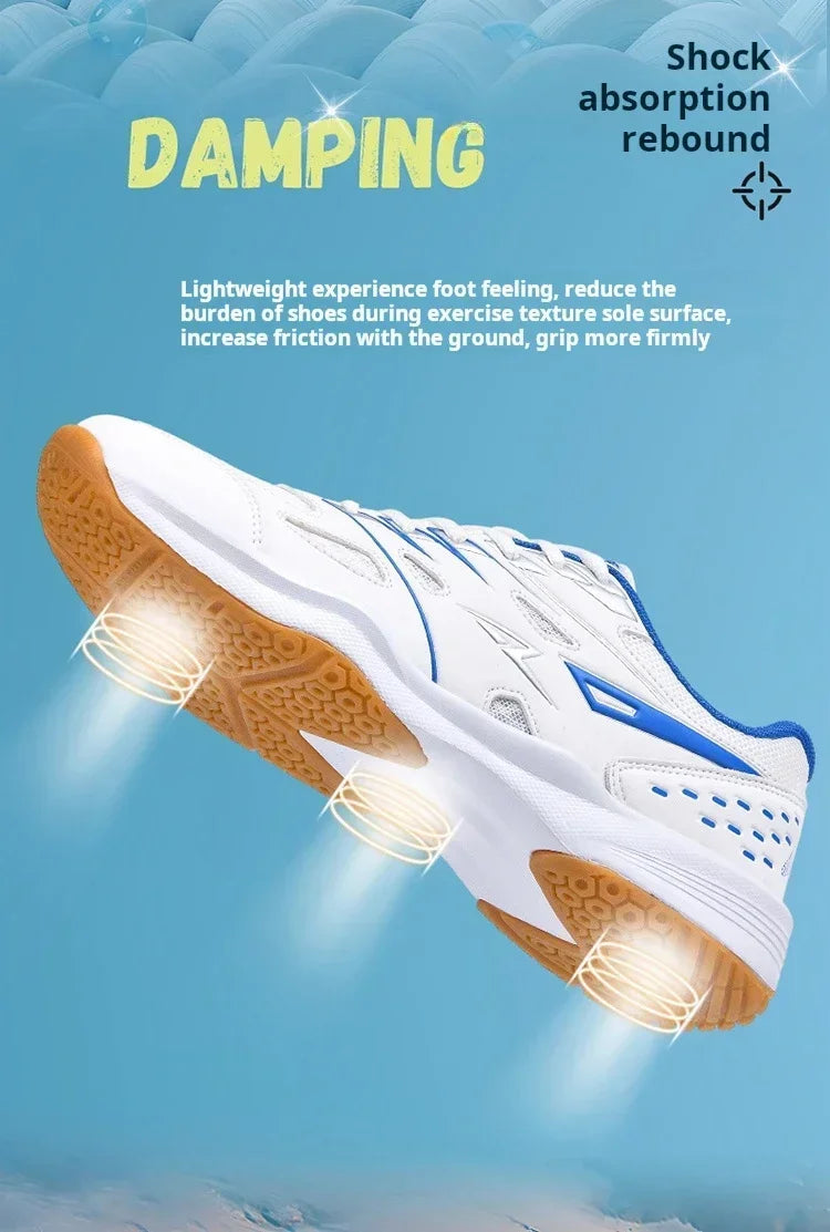Unisex Pro Volleyball Shoes — Breathable Mesh Court Sneakers