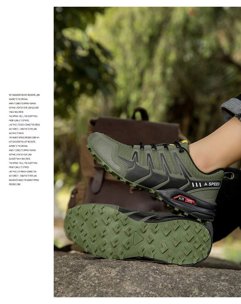 Men's Tactical Hiking Shoes — Waterproof Outdoor Boots