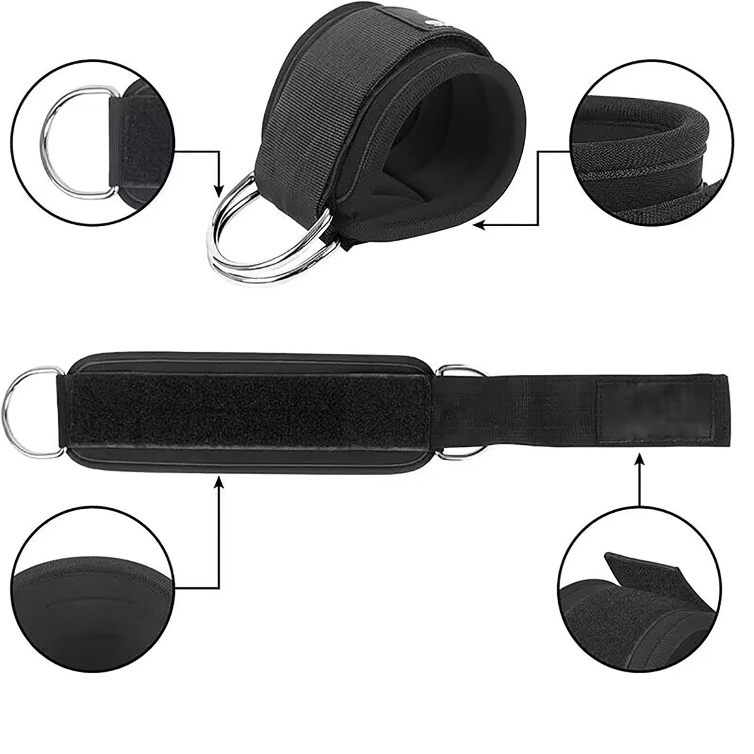 Ankle Strap Resistance Band Set