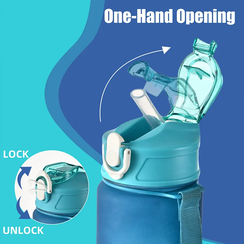 Time-Tracking Sports Water Bottle