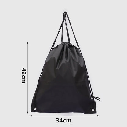 Drawstring Gym Bag with Clothes &amp;amp; Shoe Storage