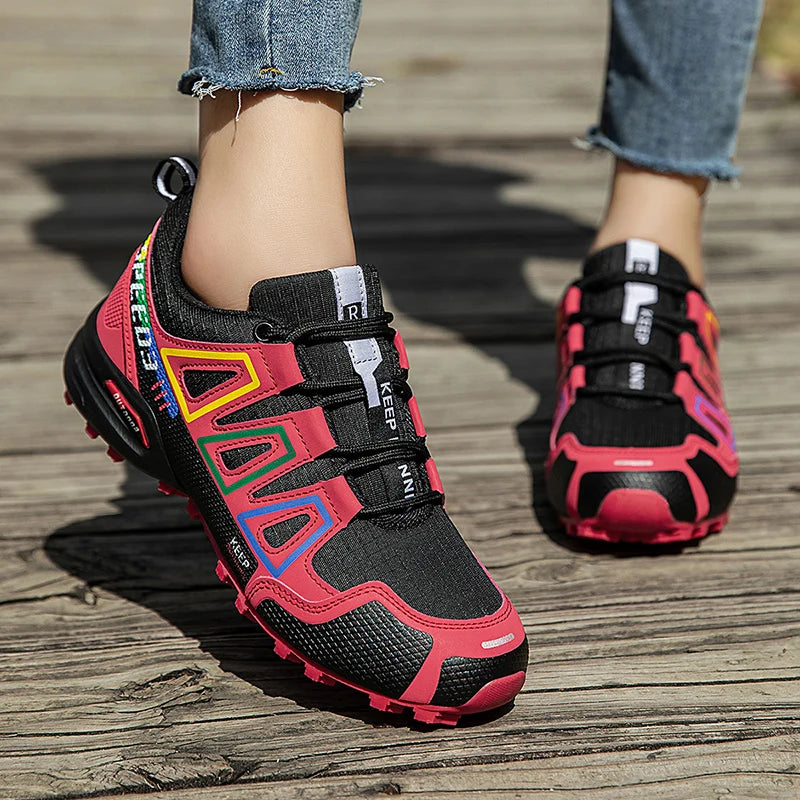 Women's Waterproof Hiking Shoes — All-Terrain Trail Sneakers