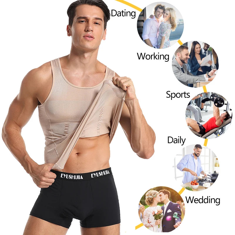 Men's Compression Body Shaper Tank