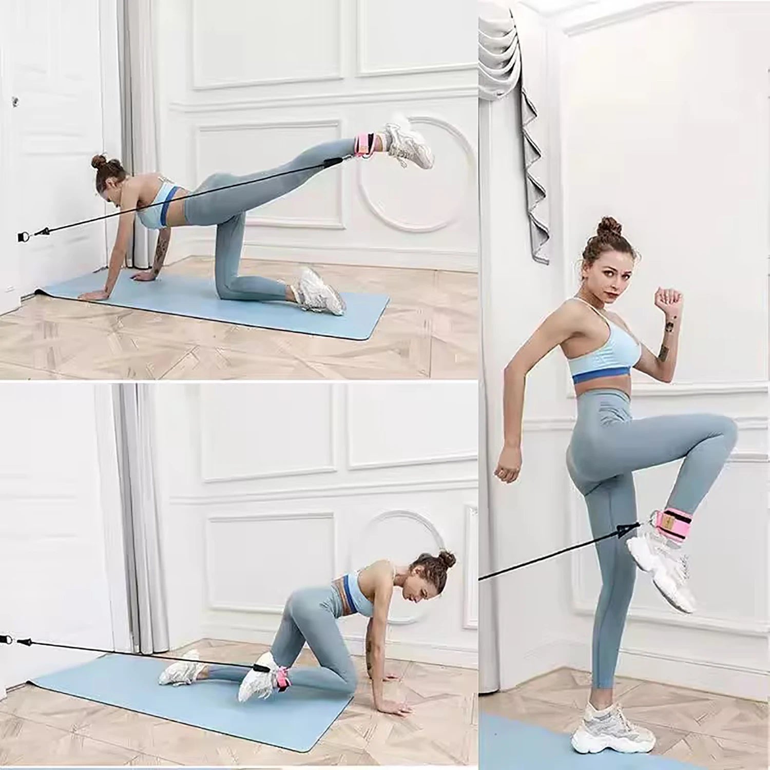 Ankle Strap Resistance Band Set