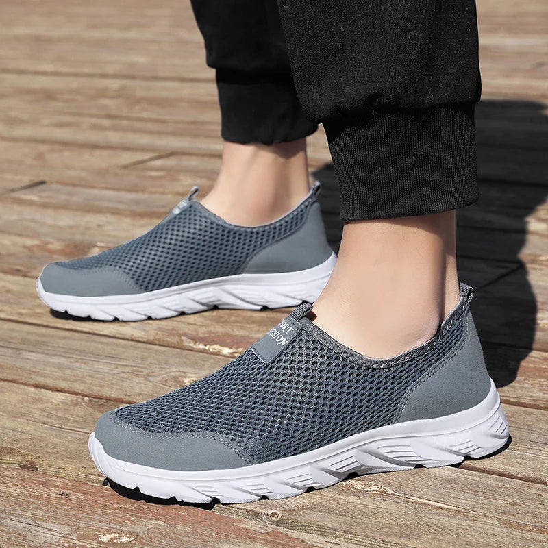 Men's Slip-On Casual Sneakers — Lightweight Everyday Shoe