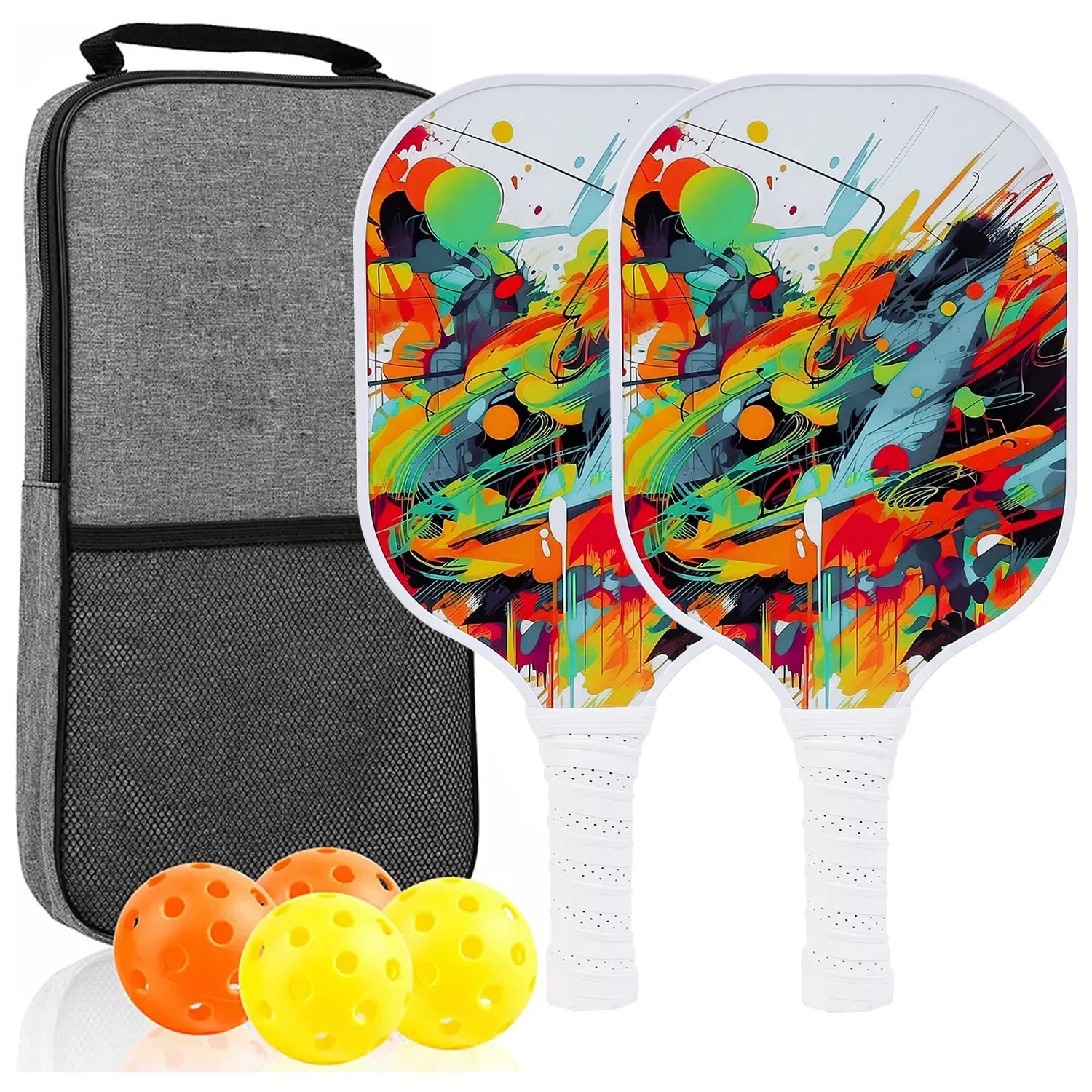 USAPA-Approved Fiberglass Pickleball Paddle Set