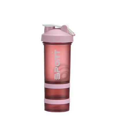 450ml Three-Layer Protein Shaker Bottle