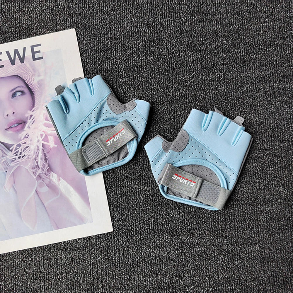 Women's Half-Finger Workout Gloves
