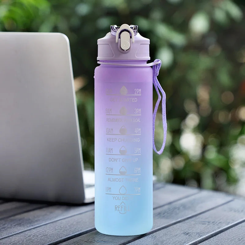 Time-Tracking Sports Water Bottle