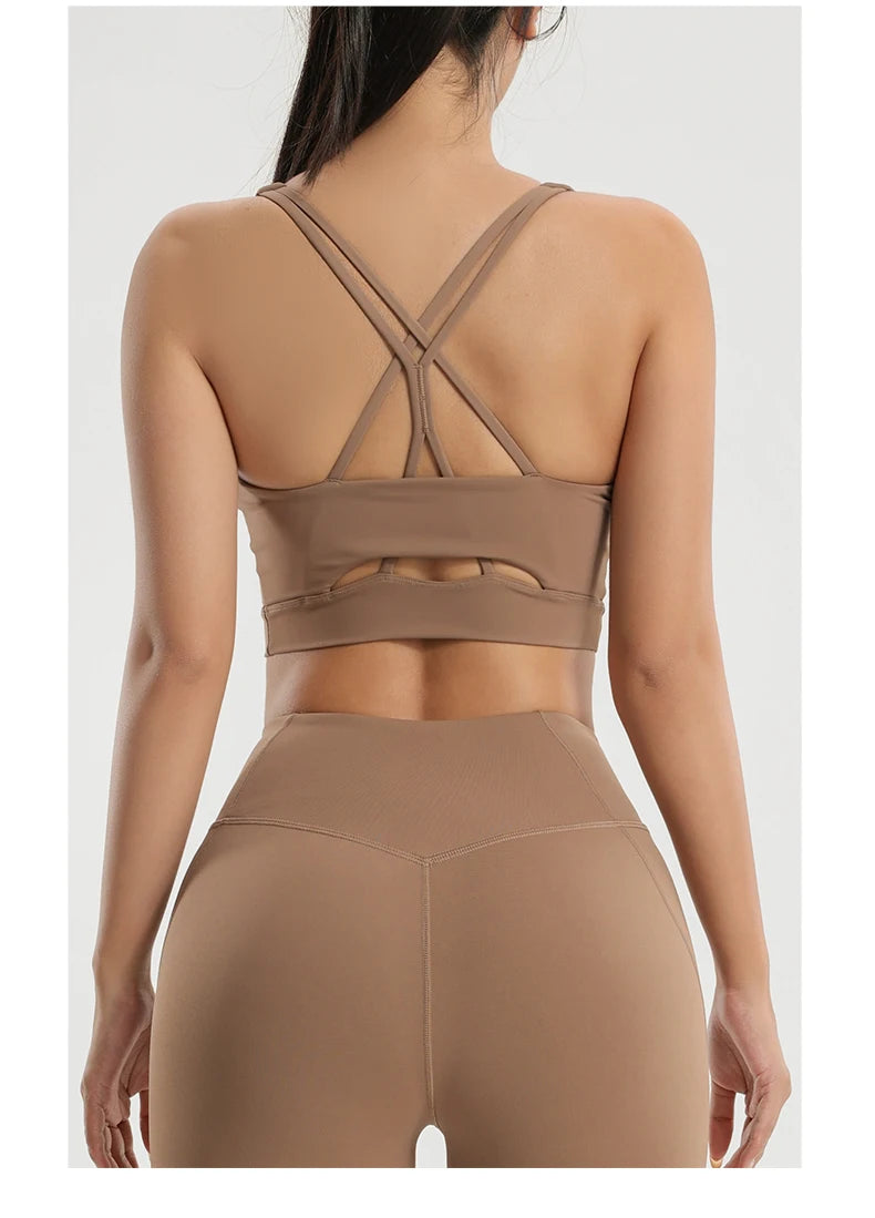 Seamless Sports Bra & Tight Training Pants Set
