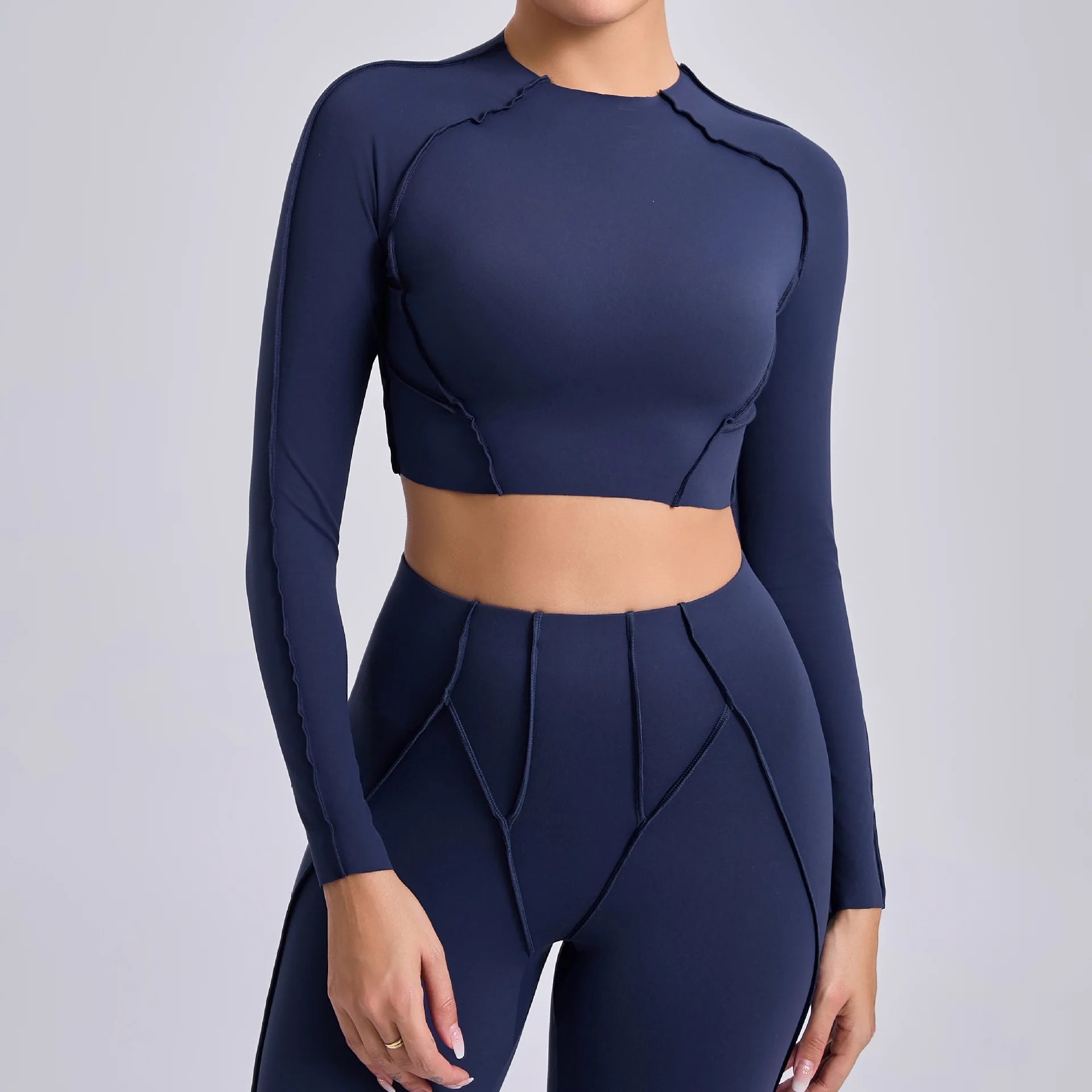 Long-Sleeve Push-Up Yoga Tracksuit
