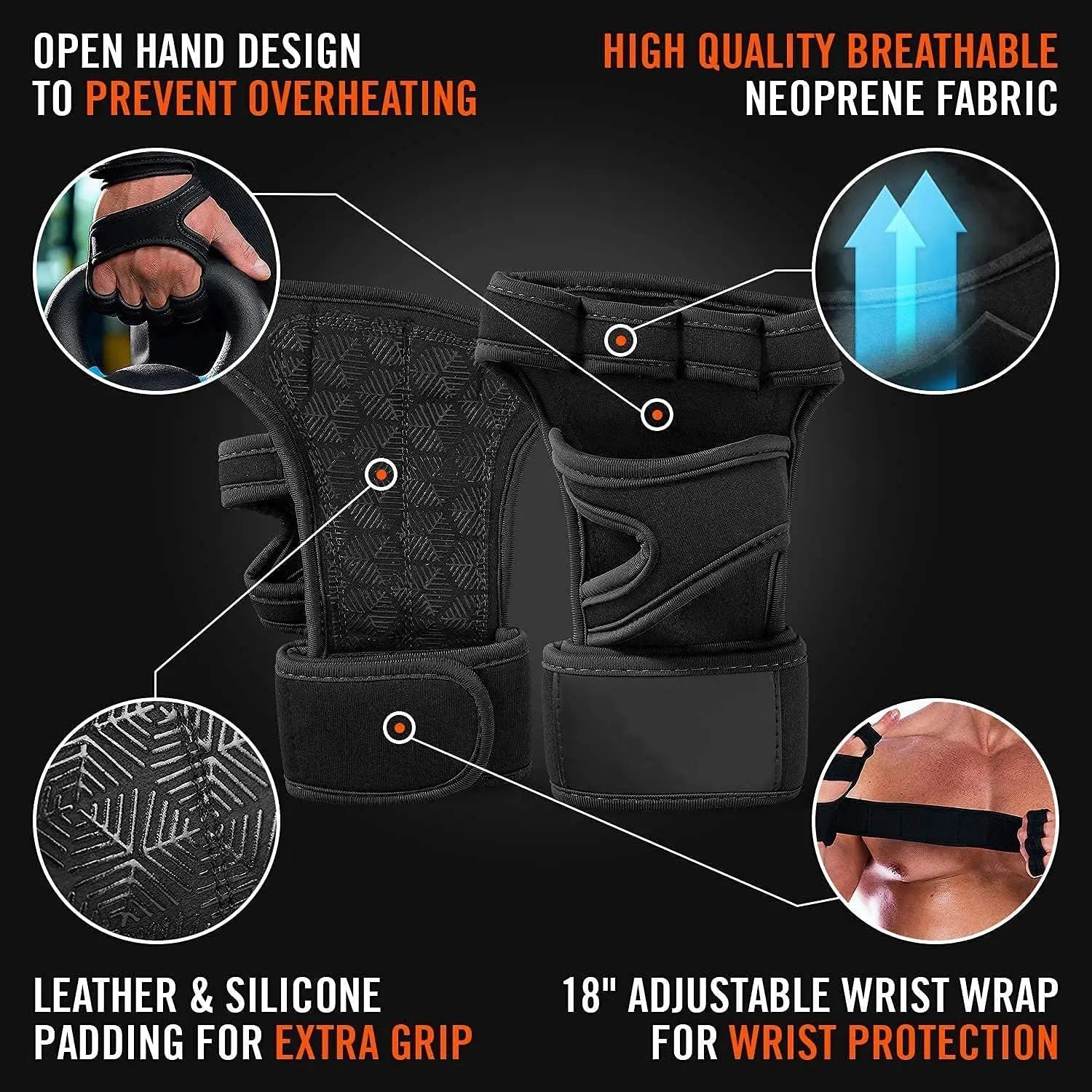 Full-Protection Wrist Wrap Gloves