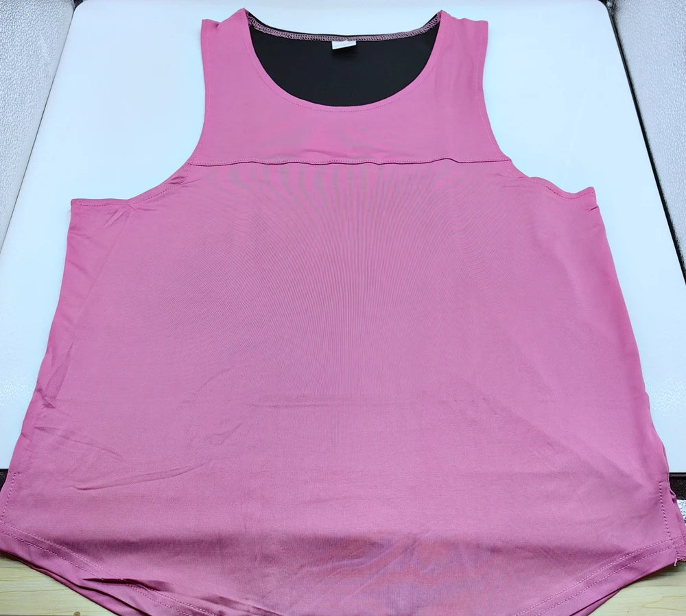 Men's Mesh Splice Tank Top