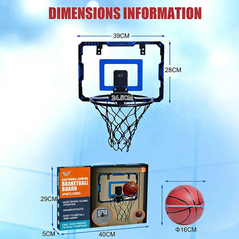 Over-Door Basketball Hoop Set