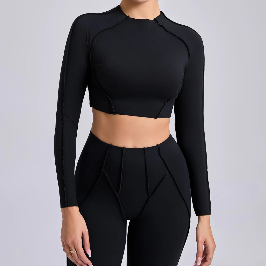 Long-Sleeve Push-Up Yoga Tracksuit