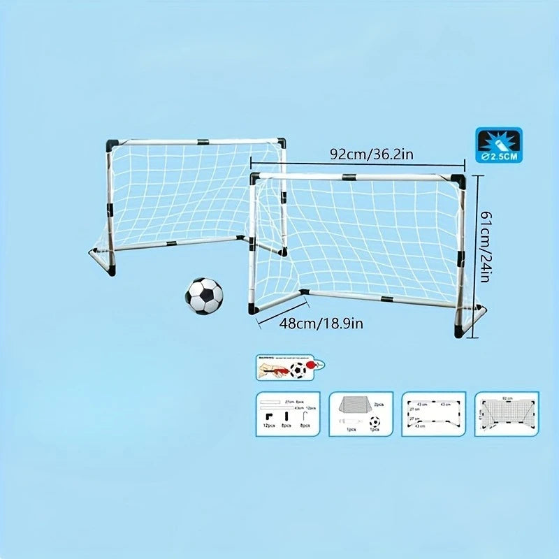 Portable Folding Soccer Goal Set