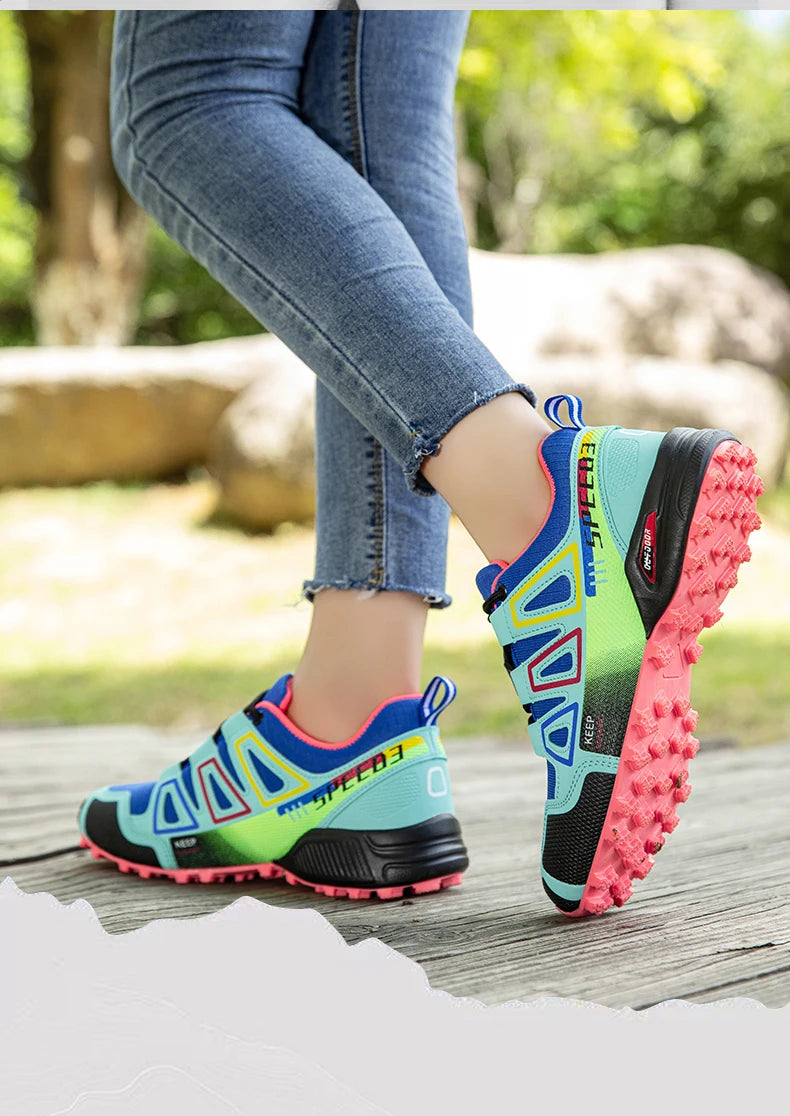Women's Waterproof Hiking Shoes — All-Terrain Trail Sneakers