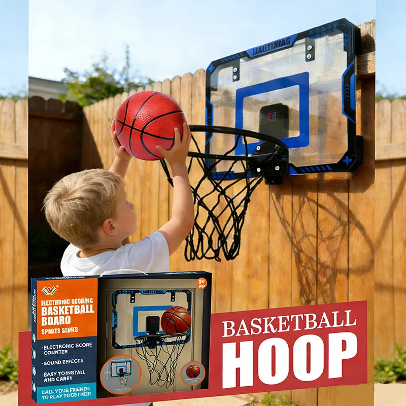 Over-Door Basketball Hoop Set