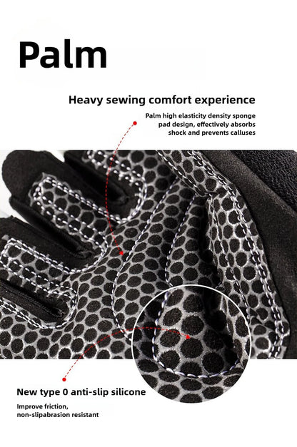 Half-Finger Wrist Wrap Gloves