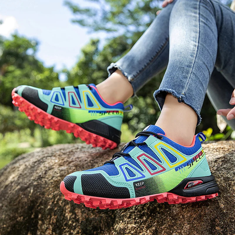 Women's Waterproof Hiking Shoes — All-Terrain Trail Sneakers