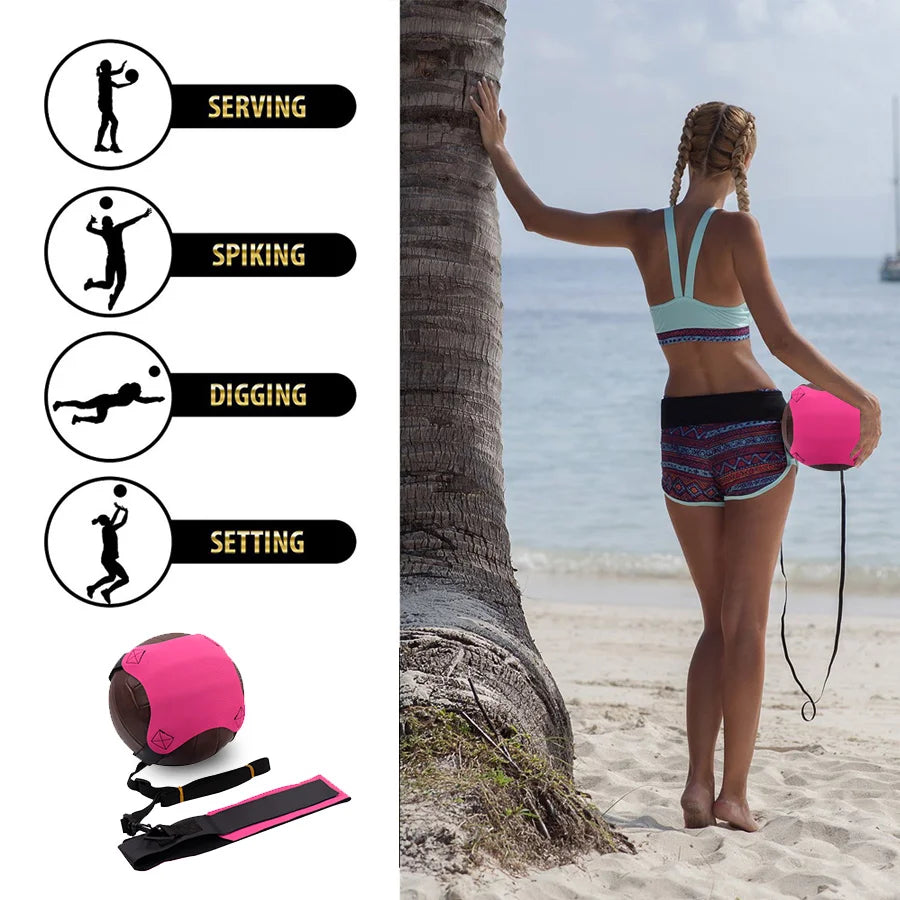 Solo Serve &amp; Spike Volleyball Trainer