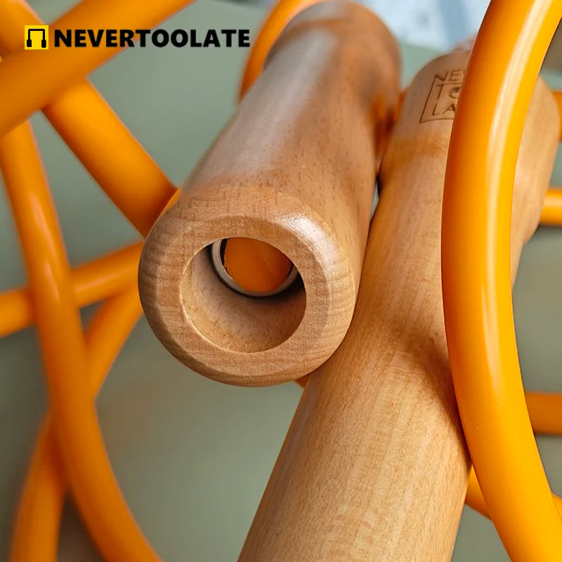 Heavy Weighted Jump Rope (3.2m, Wood Handle)
