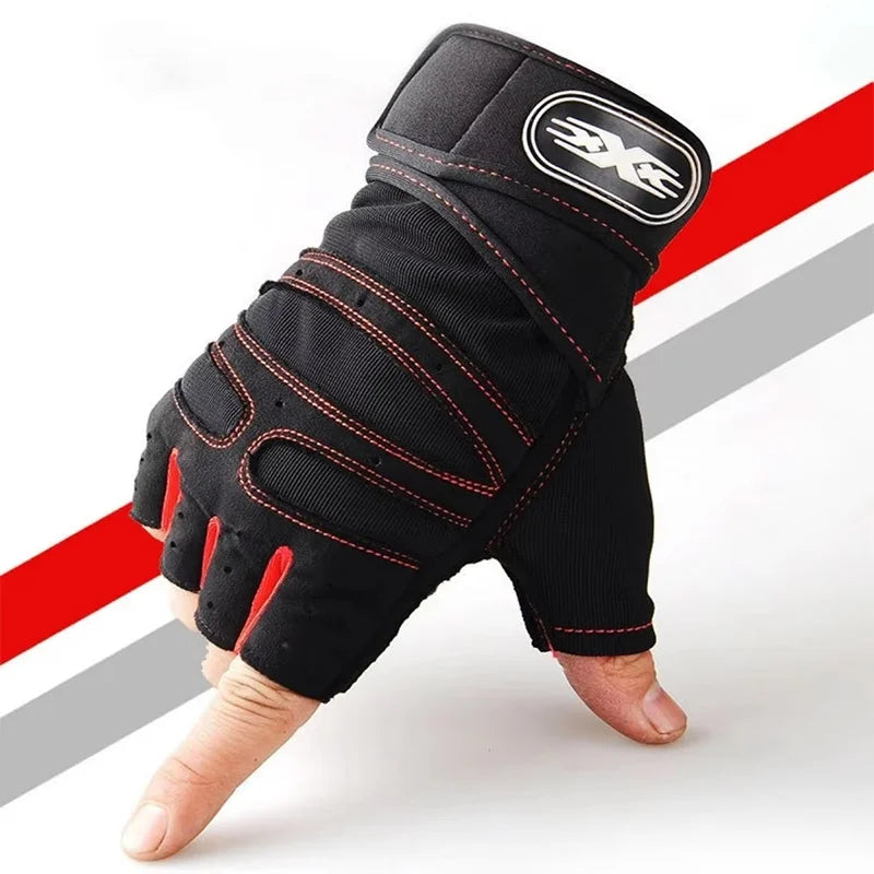 Wristband Weightlifting Gloves