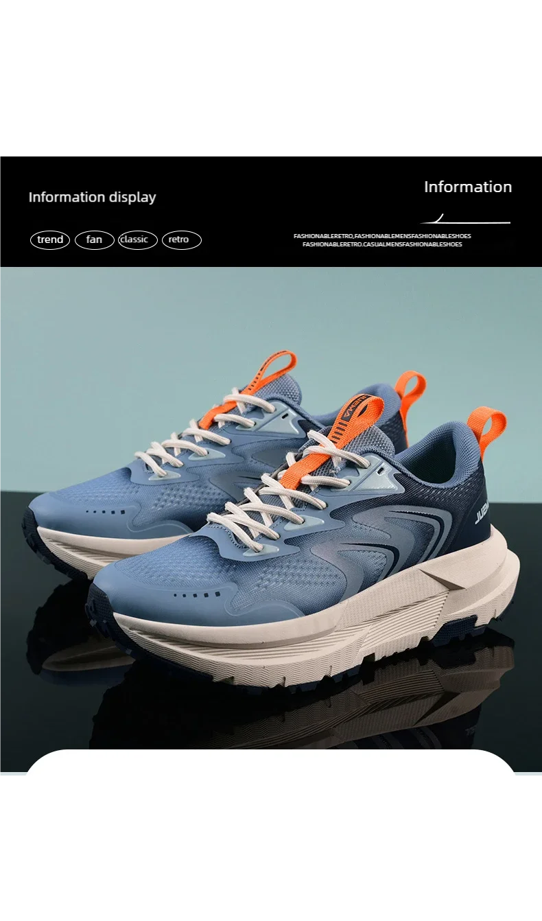 Men's Shock-Absorbing Cushioned Running Shoes